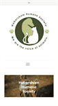 Mobile Screenshot of habershamhumane.org